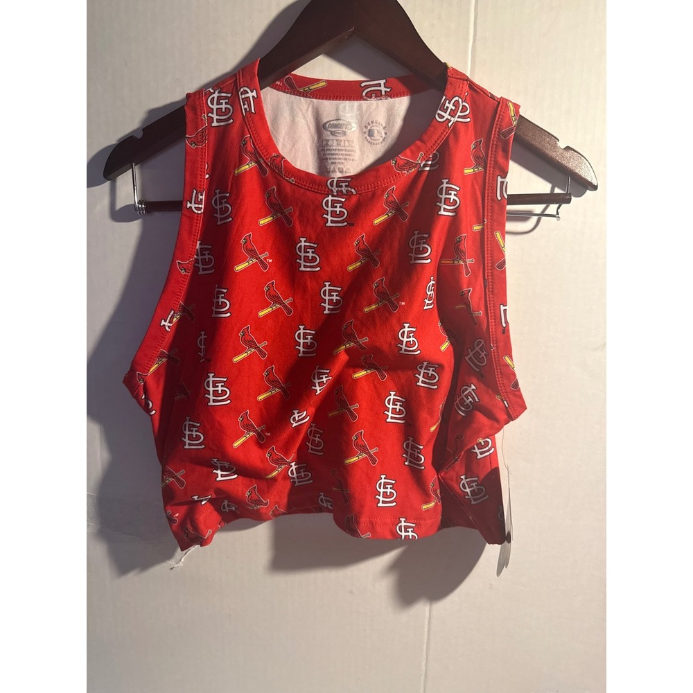 Concepts Sport St. Louis Cardinals MLB Women Red Crop Tank Top XL New